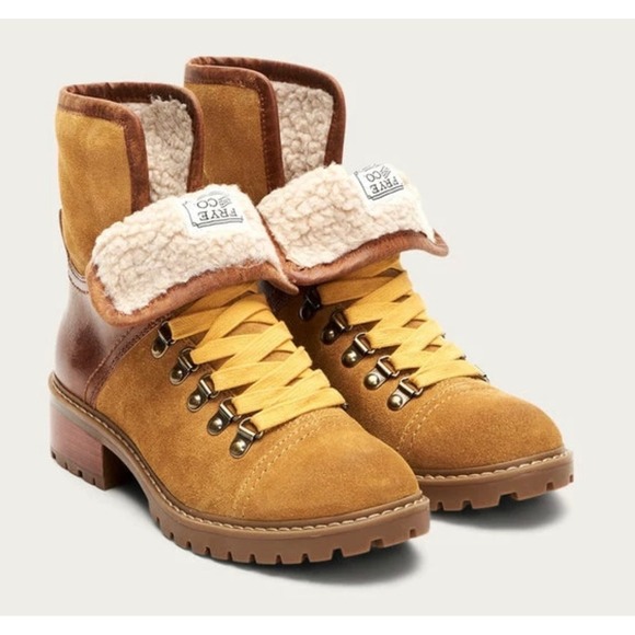 Frye & Co Anise Hiker Lace Up Boots, size 6 - Picture 2 of 5